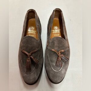 Allen Edmonds ACHESON Brown Suede Tassel Loafers
Size 7